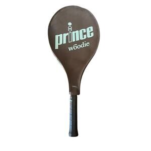 Vintage Classic Prince Woodie Tennis Racquet With Head Cover